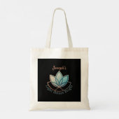 Aangepaste naam Lotus Canvas tas - [NAME] Schijnt  (Achterkant)