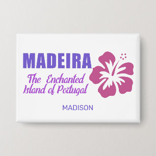Aangepaste naam Madeira Button