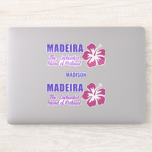 Aangepaste naam Madeira Sticker