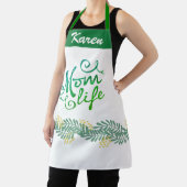 Aangepaste Naam Mam Leven Gepersonaliseerde Chef V Schort (Insitu)