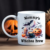 Aangepaste naam Mama's Witches Brew Funny Hallowee Koffiemok
