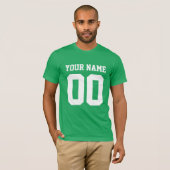 Aangepaste naam Mannen Football T-Shirt (Voorkant volledig)