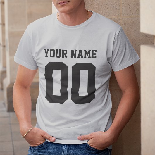 Aangepaste naam Mannen Football T-Shirt