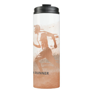 Aangepaste naam Marathon Runner Gift Thermosbeker