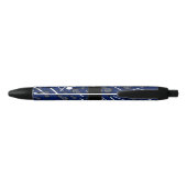 Aangepaste naam marineblauwe lacrosse zwarte inkt pen (Achterkant)
