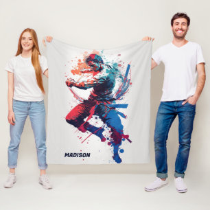 Aangepaste naam Martial Arts Fleece Deken