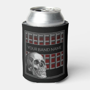 Aangepaste naam: Merch Rock & Roll Metal Skull Blikjeskoeler