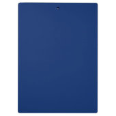 Aangepaste naam met monogram navy professioneel klembord (Achterkant)