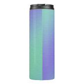 Aangepaste naam: Metaal ombre gradiënt Paars Thermosbeker (Achterkant)