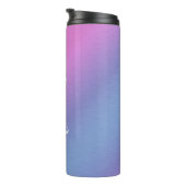 Aangepaste naam Metaal Ombre Verlooproze Thermosbeker (Geroteerd rechts)