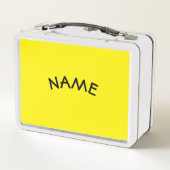 Aangepaste naam metalen lunchbox (Achterkant)