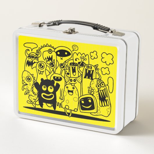Aangepaste naam metalen lunchbox (Voorkant)