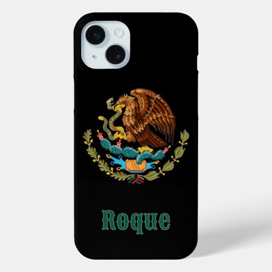 Aangepaste naam Mexicaanse Adelaar Case-Mate iPhone Case (Achterkant)