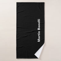 Aangepaste naam Minimalist Modern Zwart Wit
