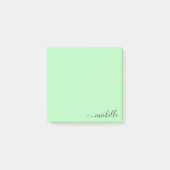 Aangepaste naam Minimalistische gepersonaliseerde  Post-it® Notes (Voorkant)