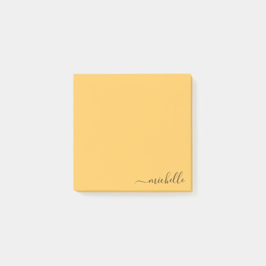 Aangepaste naam Minimalistische gepersonaliseerde Post-it® Notes (Voorkant)