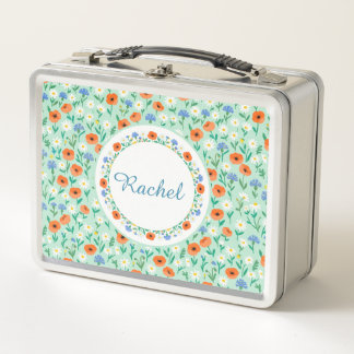 Aangepaste naam Mintgroene weide met wilde bloemen
