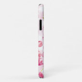 Aangepaste naam| Modern Floral Cherry Blossom Patt Case-Mate iPhone Case (Achterkant/rechts)