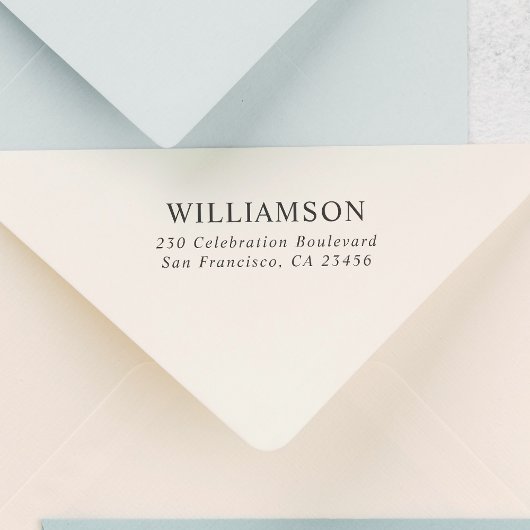 Aangepaste naam Modern gepersonaliseerd retour adr Zelfinktende Stempel