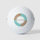Aangepaste naam Modern Golfballen (Voorkant)