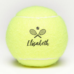 Aangepaste naam Modern Handschrift Tennisballen