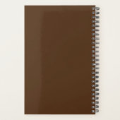 Aangepaste Naam Modern Monogram Minimaal Dagelijks Planner (Achterkant)