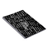 Aangepaste naam Moderne woordkunst Voeg uw eigen w Notitieboek (Rechterzijde)