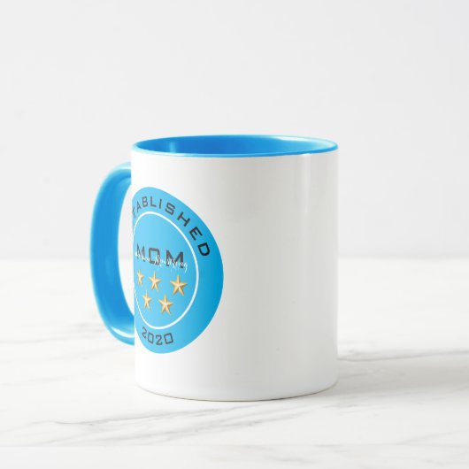 Aangepaste Naam Mok, Vijf Sterren Mama Moederdag G Mok (Voorkant links)