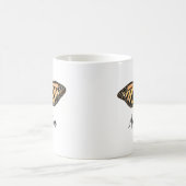 Aangepaste naam Monarch Butterfly Painting Insect Magische Mok (Center)