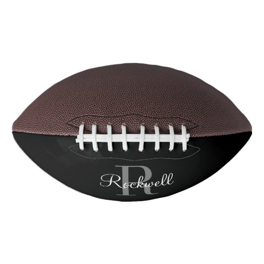 Aangepaste naam Monogram American Football (Voorkant)