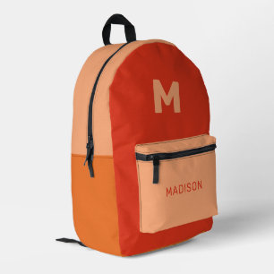 Aangepaste naam & Monogram Bedrukte Rugzak