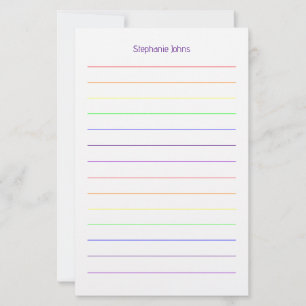 Aangepaste naam Monogram Bruidsdouche Huwelijk Briefpapier