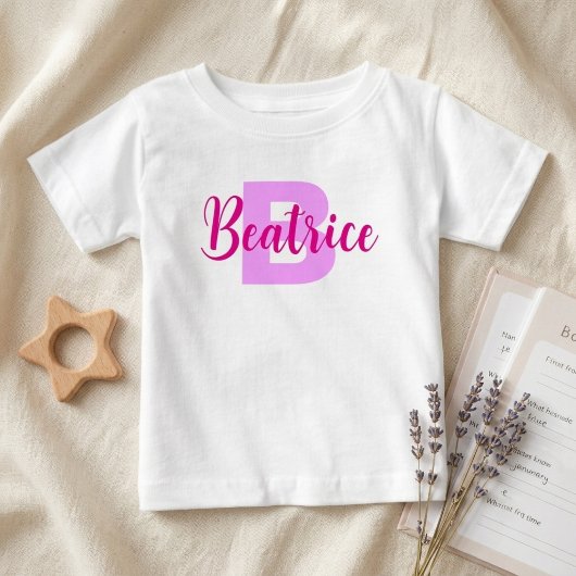 Aangepaste naam + monogram (Cadeau voor schattig m