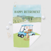 Aangepaste naam Monogram Clubs Golfhanddoek (Insitu)