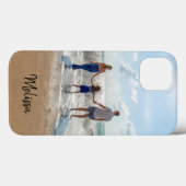 Aangepaste naam Monogram foto Case-Mate iPhone Case (Achterkant (horizontaal))