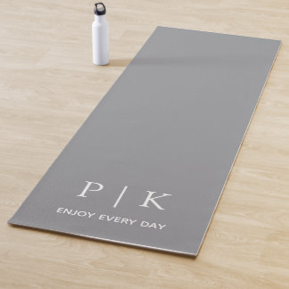 Aangepaste naam, monogram & logo fitness  yogamat