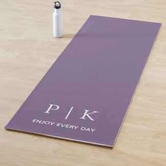 Aangepaste naam, monogram & logo fitness  yogamat