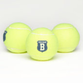 Aangepaste naam monogram logo tennis ball gift tennisballen (Multi)