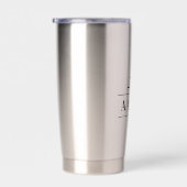 Aangepaste naam Monogram Moeder's Vaderdag Gift Geïsoleerde Drinkbeker (Rechts)