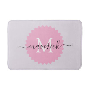 Aangepaste Naam Monogrammed Badkamermat Badmat