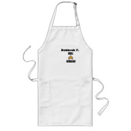 Aangepaste naam #mothersday Pocket Aprons Lang Schort