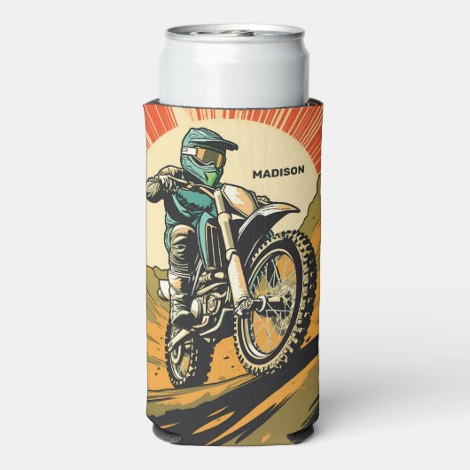 Aangepaste naam Motocross (Seltzer Achterkant)
