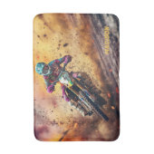 Aangepaste naam Motocross Badmat (Voorkant Verticaal)