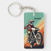 Aangepaste naam Motocross Sleutelhanger (Voorkant)