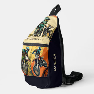 Aangepaste naam Motocross Sling Bag