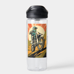 Aangepaste naam Motocross Waterfles