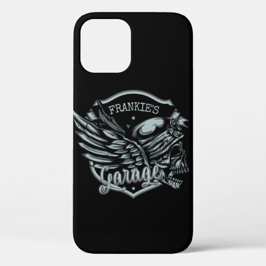 Aangepaste naam motorfiets Case-Mate iPhone case (Achterkant)