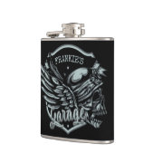 Aangepaste naam motorfiets heupfles (Links)