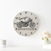 Aangepaste naam motorfiets motorfiets grote klok (Huis)