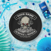 Aangepaste NAAM motorfiets Papieren Bordje (Feest)